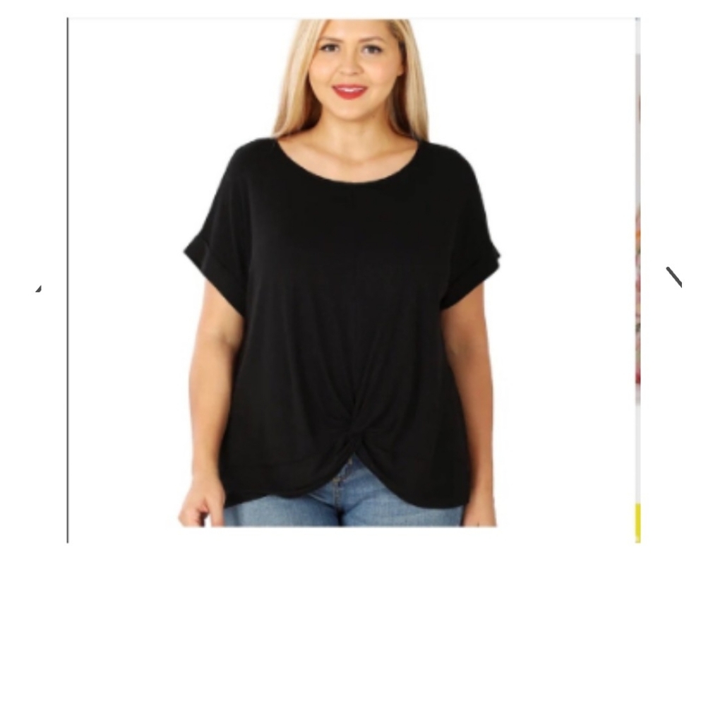 Zenana knot hem top
